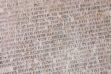 Acta Diurna (Daily Acts or Daily Public Records). The first proto-newspaper, ca 131 BC
