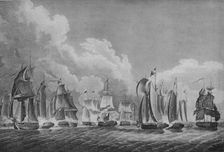 Action on Lake Erie c1814. Artists: Thomas Sully, Francis Kearny