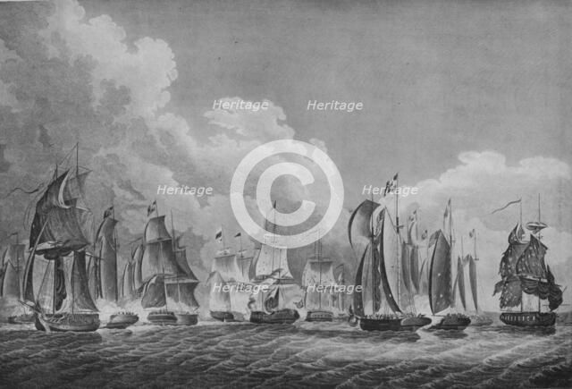 'Action on Lake Erie', c1814. Artists: Thomas Sully, Francis Kearny.
