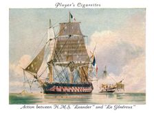 Action between H.M.S."Leander" and "Le Genereux", 1936. Creator: Unknown