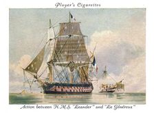 Action between H.M.S."Leander" and "Le Genereux", 1936. Creator: Unknown