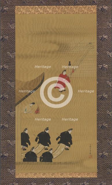 Activities of the Twelve Months (Tsukinami-e), late 1790s. Creator: Sakai Hoitsu.