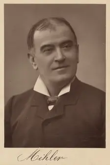 Actor known as Mihlev about 1880. Creator: Unknown