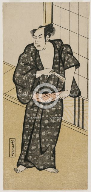 Actor Holding a Razor, c. 1790s or early 1800s. Creator: Unknown.