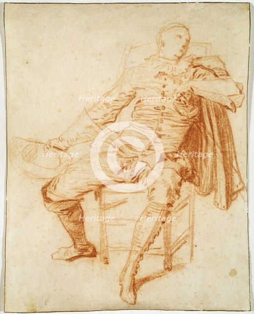 'Actor of the Comédie Italienne (Crispin)', early 20th century. Artist: Jean-Antoine Watteau