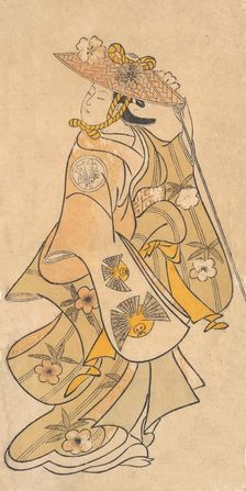 Actor Sanjo Kantaro (1697-1763) as a Woman, ca. 1730., ca. 1730. Creator: Okumura Toshinobu