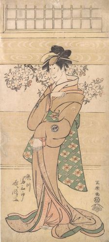 Actor Segawa Tomisaburo II as the Geisha Asaka, 1794-95. Creator: Tôshûsai Sharaku