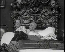 Actor Ralph Lynn Performing in the Play Thark at the Aldwych Theatre London, 1920s. Creator: British Pathe Ltd