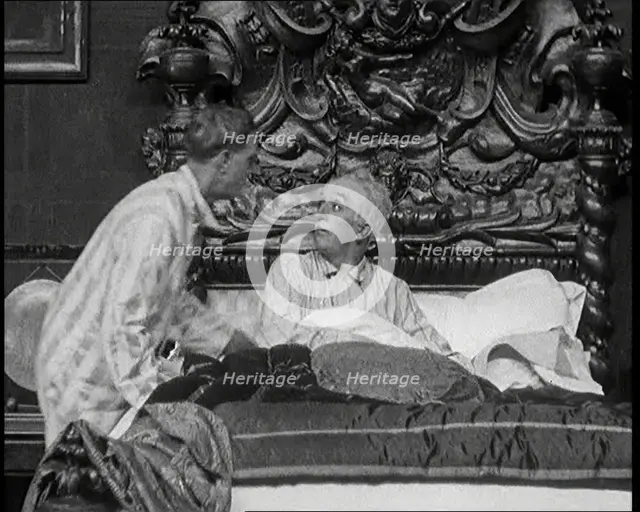 Actor Ralph Lynn Performing in the Play 'Thark' at the Aldwych Theatre London, 1920s. Creator: British Pathe Ltd.