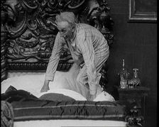 Actor Ralph Lynn Performing in the Play Thark at the Aldwych Theatre London, 1920s. Creator: British Pathe Ltd