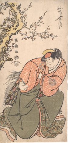 Actor Yamashita Kinsaku II as Sadato's Wife Iwate, 1794-95., 1794-95. Creator: Tôshûsai Sharaku