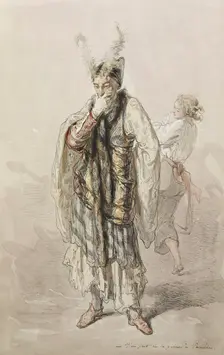 Actors, 1855-1857. Creator: Paul Gavarni