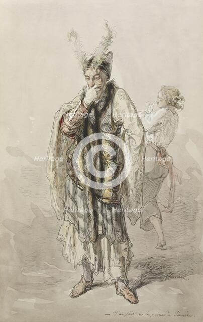 Actors, 1855-1857. Creator: Paul Gavarni.