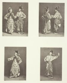 Actors, Ancient Marriage Costume; Actors, Ancient Marriage Costume; Ancient Costumes, c. 1868. Creator: John Thomson