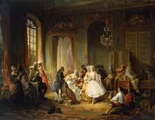 Actors Before a Performance, 1851. Creator: Constant Wauters