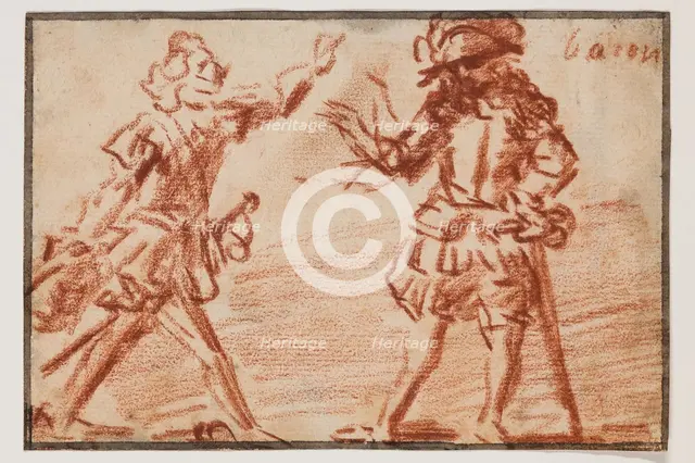 Actors, late 15th or early 16th century. Creator: Claude Gillot.
