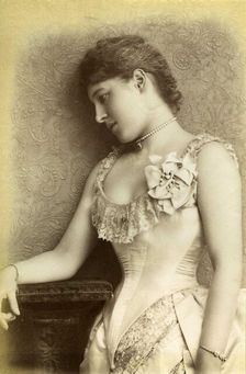 Actress and socialite Lillie Langtry, 1885. Creator: William Downey