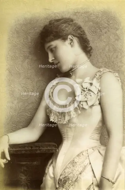 Actress and socialite Lillie Langtry, 1885. Creator: William Downey.