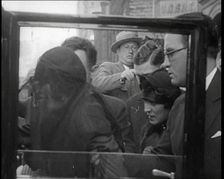 Actress Pola Negri Weeping at the Funeral of Rudolph Valentino, 1926. Creator: British Pathe Ltd