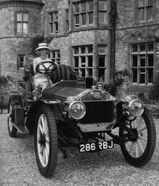 Actress Susannah York on 1906 Prosper Lambert at Beaulieu. Creator: Unknown