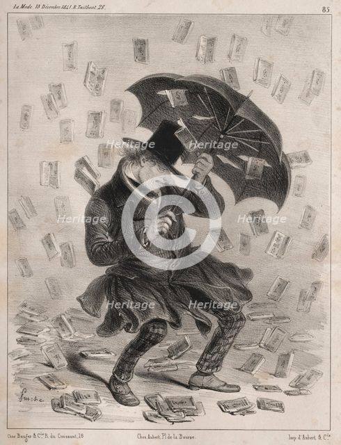 Actualités: Comment! on ne fera pas des processions pour faire changer ce temps là?...... Creator: Clémente Pruche (French, 1831-1870).