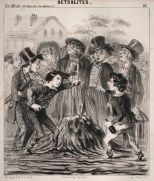 Actualitès: Ha hé Felix! arrive donc vite!, 1841. Creator: Clémente Pruche (French, 1831-1870)