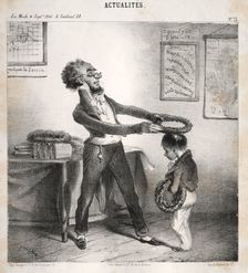 Actualités: Les distributions de Prix, 1841. Creator: Clémente Pruche (French, 1831-1870)