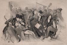 Actualités: Société philharmonique de province, 1841. Creator: Jules Platier (French)