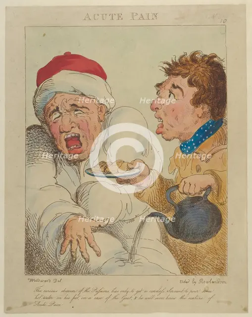 Acute Pain, 1800., 1800. Creator: Thomas Rowlandson.
