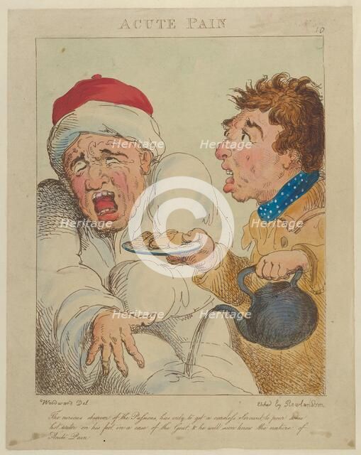 Acute Pain, 1800., 1800. Creator: Thomas Rowlandson.