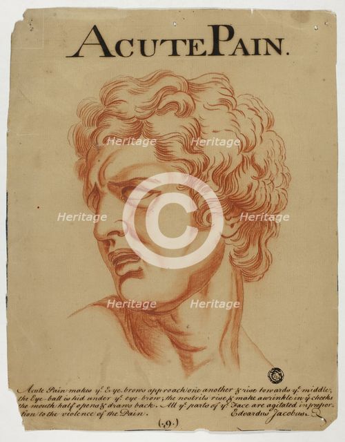 Acute Pain, after 1698. Creator: Eduardus Jacobus.