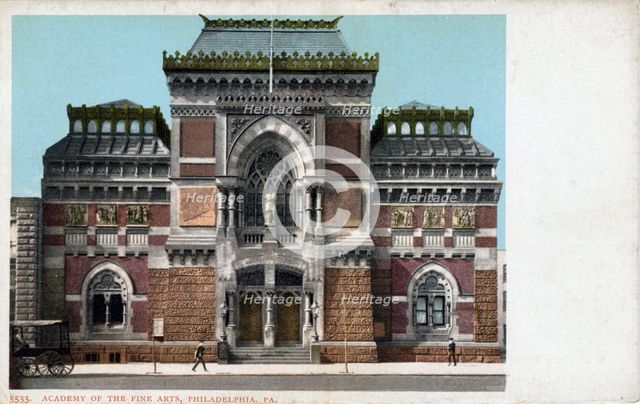 Academy of the Fine Arts, Philadelphia, Pennsylvania, USA, 1901. Artist: Unknown