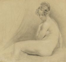 Academy Study, c1820. Creator: John Constable