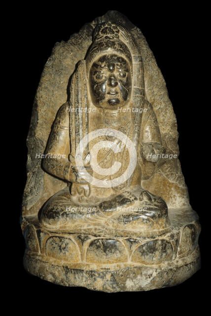 Acala holding a flaming sword, 3rd-4th cent.. Creator: Buddhist art ().