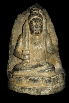 Acala holding a flaming sword, 3rd-4th cent.. Creator: Buddhist art ()
