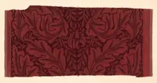 Acanthus (Formerly a Furnishing Textile) from the John J. Glessner House, Chicago, 1876. Creator: William Morris