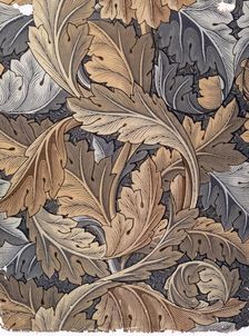 Acanthus wallpaper designed by William Morris, 1875. Artist: William Morris