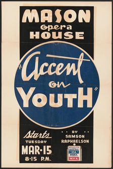 Accent on Youth, Los Angeles, 1938. Creator: Unknown