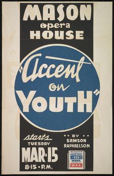 Accent on Youth, Los Angeles, 1938. Creator: Unknown