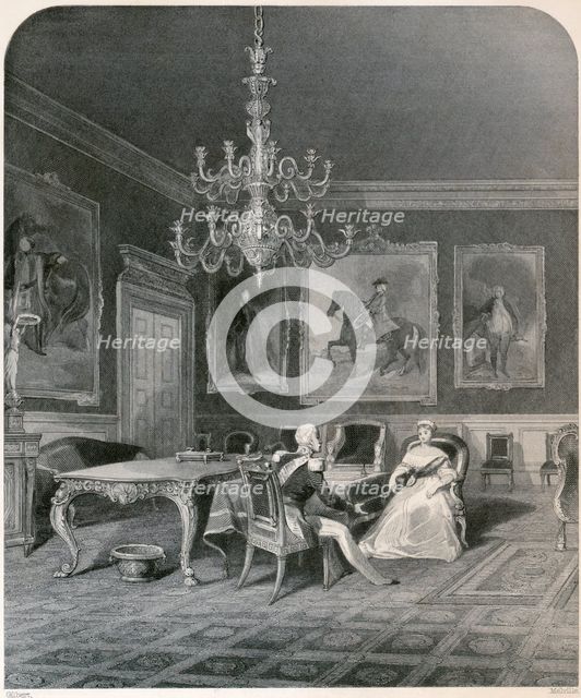 Accession of Queen Victoria, 1837. Artist: Unknown.