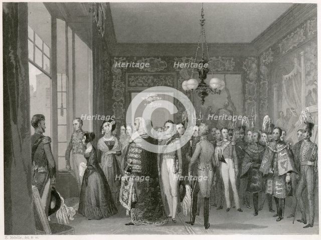 Accession of Queen Victoria, St James's Palace, Westminster, London, 1837. Artist: Unknown.
