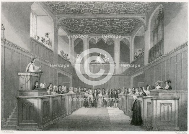 Accession of Queen Victoria, St James's Palace, Westminster, London, 1837. Artist: Unknown.