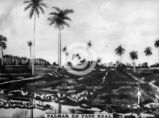 Accion of PasoReal, (1896), 1920s. Artist: Unknown