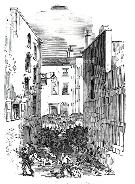 Accident at Nottingham, 1844. Creator: Unknown.