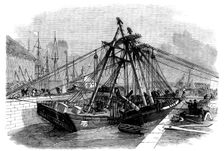 Accident at the Entry Lock of the East India Docks, Blackwall, 1858. Creator: Unknown