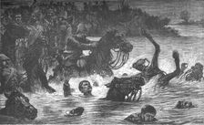 Accident to the Tenth Hussars c1880