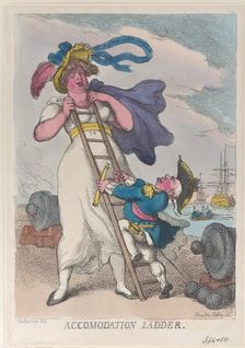 Accomodation Ladder, September 1, 1811., September 1, 1811. Creator: Thomas Rowlandson