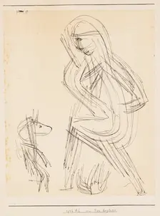 accompanied by the animal, 1926. Creator: Klee, Paul (1879-1940)