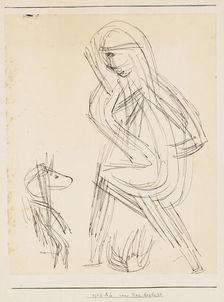 accompanied by the animal, 1926. Creator: Klee, Paul (1879-1940)