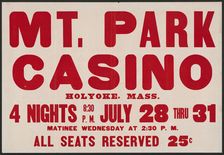 According to Finkenstein, Holyoke, MA, [193-]. Creator: Unknown